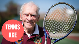Meet Britain’s oldest amateur tennis ace - aged 99