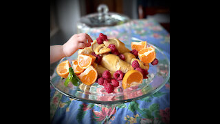 Orange Dreamsicle and Raspberry Crescent Rolls