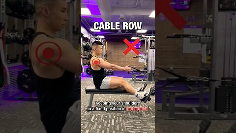 ❌ STOP KEEPING YOUR SHOULDERS FIXED DURING CABLE ROWS