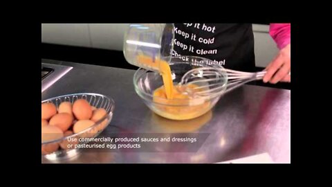 Egg safety: a practical demonstration for food retailers and consumers