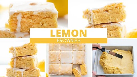 How to Make Delicious Lemon Brownies -- iambaker.net