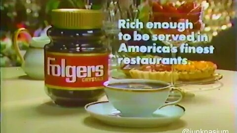 1985 Commercial for Folgers Coffee