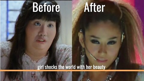 recapped movie undergoes extensive plastic surgery to become a slender beauty with a new identity