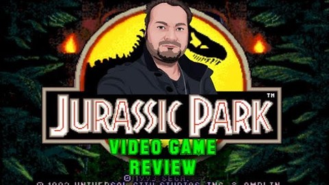 Jurassic Park on SEGA Megadrive! (Retro Video Game Review) (March 2018) (HQ)