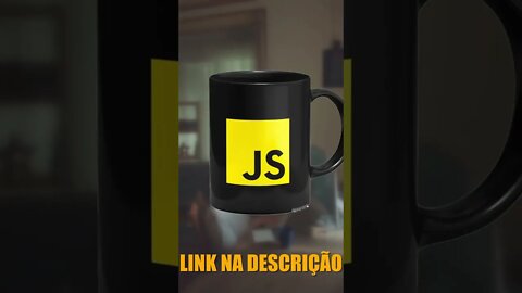 Caneca Dev - JS JavaScript - preta - #shorts