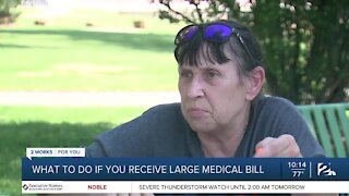 What to do if you receive a large medical bill