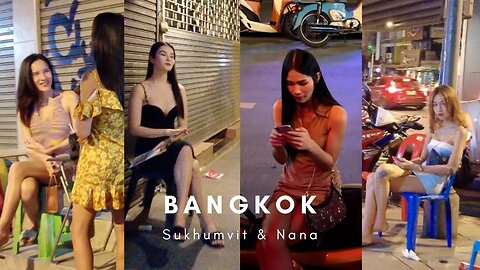 Bangkok, Thailand - Night Scenes Sukhumvit Road & Nana Plaza October 2022 [4K] #bangkok #thailand