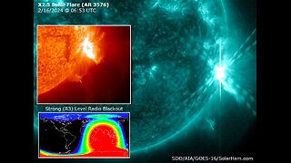 X2.5 Solar Flare - 4th Strongest Flare of Solar Cycle 25