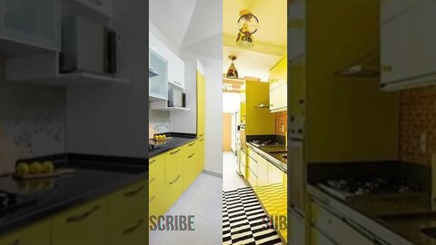 Yellow Color Amazing Kitchen Design cabinet | Kitchen Design | Home Kitchen Design Idea | #shorts