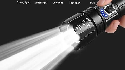 Most Powerful Tactical Rechargeable LED Flashlight