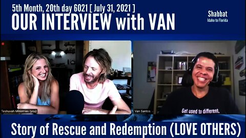 Interview with Van Santos | Rescued from ending it all | Testimony to give YHVH Glory | Love