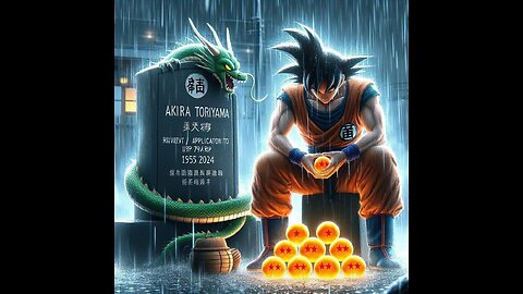 🔥ONE WISH - R.I.P. Akira Toriyama Manga Artist of DRAGON 🐉 BALL Z one of the best Manga Series