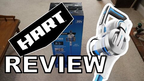 Hart 20 volt stick vacuum review brushless motor
