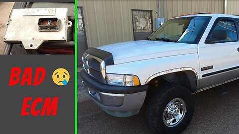 Replacing the ECM and ground cables on the 2nd Gen Dodge Cummins truck