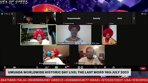 UMUADA WORLDWIDE HISTORIC DAY LIVE; Join the zoom 16th of July 2023 Time; 7pm Biafra time https…