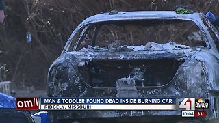 Man, toddler found dead in burned vehicle in Platte County