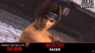 Dead or Alive 5 Last Round: Arcade Mode - Hayate