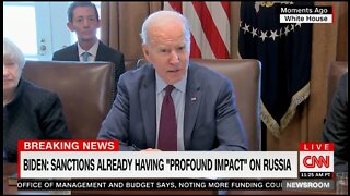 Biden: Russia Is Firing Missiles Into RUSSIAN Cities