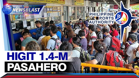 Higit 1.4-M pasahero sa pantalan, inaasahan ng PPA ngayong long weekend dahil sa Undas at BSKE