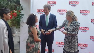 SOUTH AFRICA - Cape Town - British High Commissioner pre-SONA reception (Video) (R6Z)