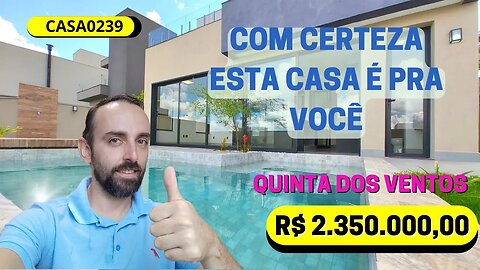 CASA0239 - VISITE COMIGO ESTA LINDA CASA SOBRADO EM CONDOMÍNIO DA ZONA SUL DE RIBEIRÃO