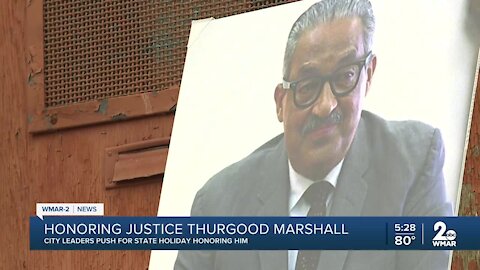 Push to get state holiday for Thurgood Marshall