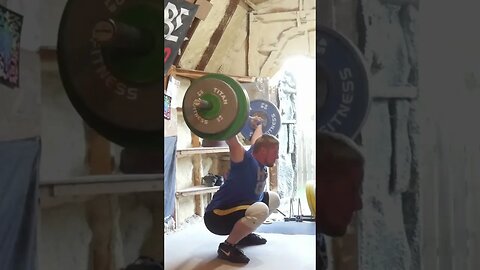 113 kg / 250 lb - No Foot Snatch - Weightlifting Training