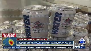 Anheuser-Busch canning emergency water in Ft Collins