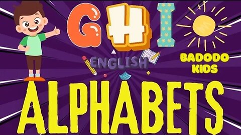 English Alphabets G H I For Kids | Speaking Tracing and Fun | Child Learning 😄