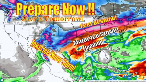 1-2 Feet Major Snow & Major Ice Storm Threat! - The WeatherMan Plus Weather Channel