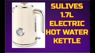 SULIVES Electric Hot Water Kettle with Temperature Gauge