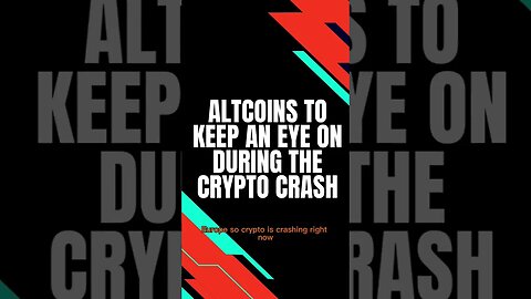 🚨5 ALTCOINS TO BUY DURING THIS CRYPTO CRASH #shorts