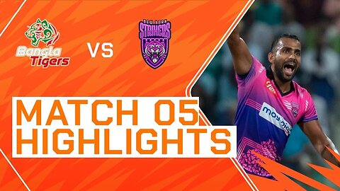 2023 Abu Dhabi T10, Match 5 Highlights: Bangla Tigers vs New York Strikers | Season 7