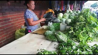 SOUTH AFRICA - Durban - Vegetable street vendor (Video) (z6k)