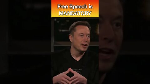 Free Speech is Mandatory