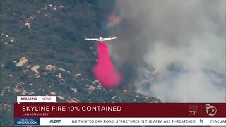 Skyline Fire 10% contained