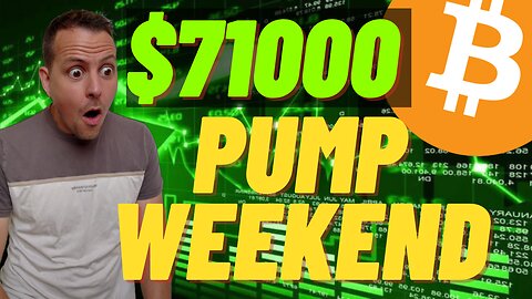 Bitcoin Will Pump to 71K