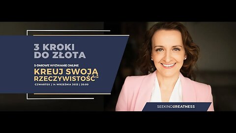 3 Kroki Od Złota | 5-Dniowe Wyzwanie | Kreuj Swoją Rzeczywistość™