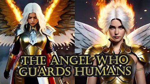 THE ANGEL WHO GUARDS HUMANS, ( AI ART, AI GENERATORS ) @MIX_IMAGI