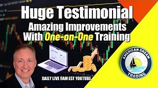 Huge Testimonial - Amazing Improvements With One-on-One Training Stock Market Success Story