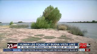 Human severed leg found at Buena Vista Lake
