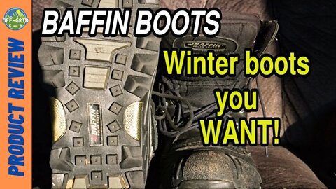 Warm Winter Weather Boots - Ice Fishing, Hunting, Snowmobile Gear - Baffin Boots // Product Review