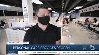 Personal Care Services Reopen