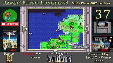 Sid Meier's Civilization | 1994 | SNES | Prince | Random | Japan - Episode #37