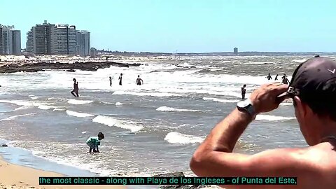 70 | Playa El Emir | El Emir beach | Punta del Este city center, 2023 | 4K HDR 60fps CC