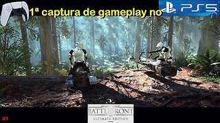 Star Wars Battlefront - Captura de áudio/vídeo pelo PS5, captura da voz pelo microfone do DualSense