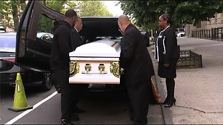 Funeral services for New York subway aggressive homeless Jordan Neely got underway on Friday May 19