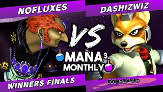 Mana Monthly 3 Winners Finals - NoFluxes (Ganondorf) v DaShizWiz (Fox) Smash Melee Tournament