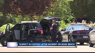 Man in custody after manhunt on Boise bench