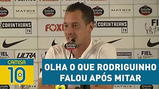 OLHA o que Rodriguinho falou após MITAR de novo pelo TIMÃO!